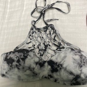 TIE DIE BATHING SUIT TOP